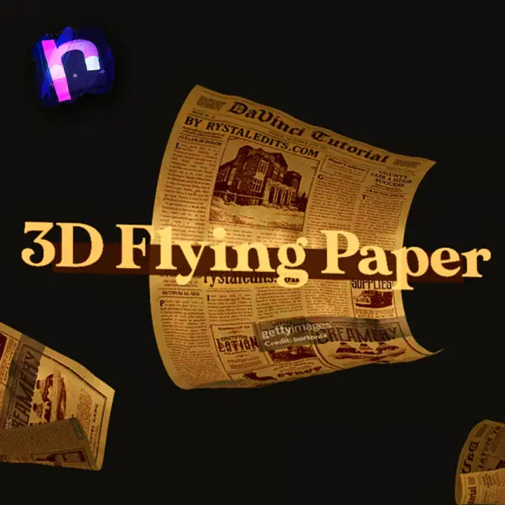3D Flying Paper - Project File