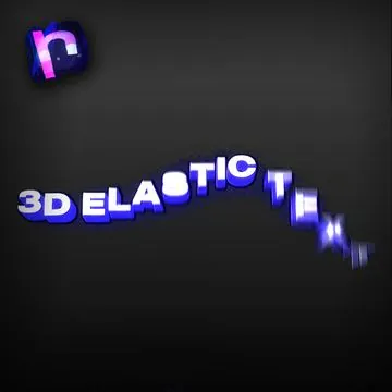 3D Elastic Text